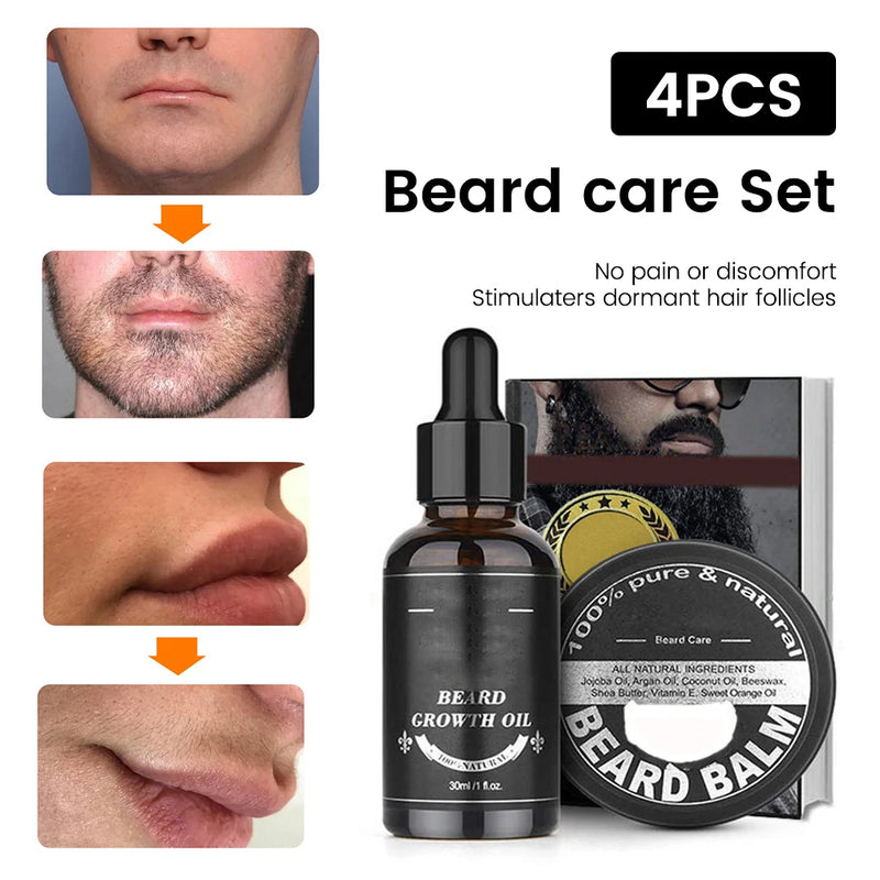 Kit de Crescimento De Barba para Homens